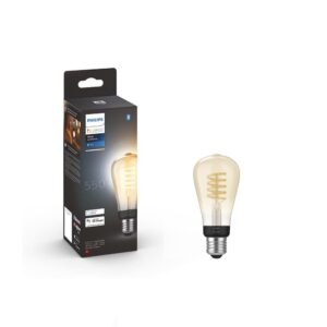 Philips Hue Filament Single Bulb ST64 E27 front view package