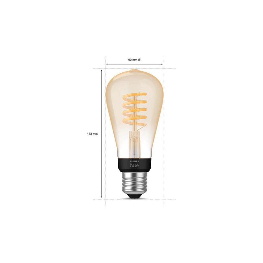 Philips-hue-st64-single-bulb- measurments