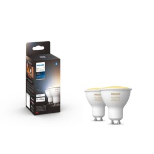 Philips Hue White Ambiance GU10 dual pack package