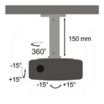 SBOX PM-18Universal projector ceiling mount