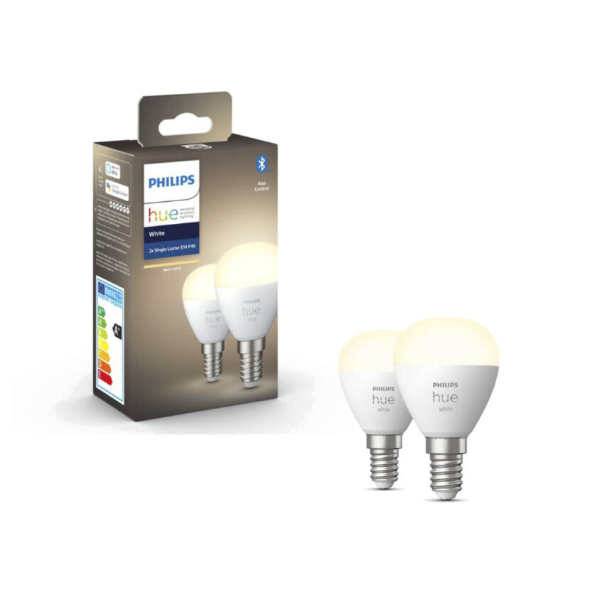 Philips Hue White luster P45 E14 package