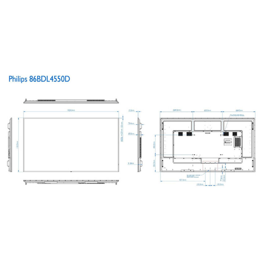 Philips 86BDL4150D professional display digital signage
