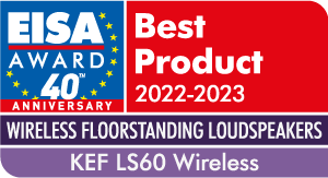KEF LS60 EISA award floorstand speakers