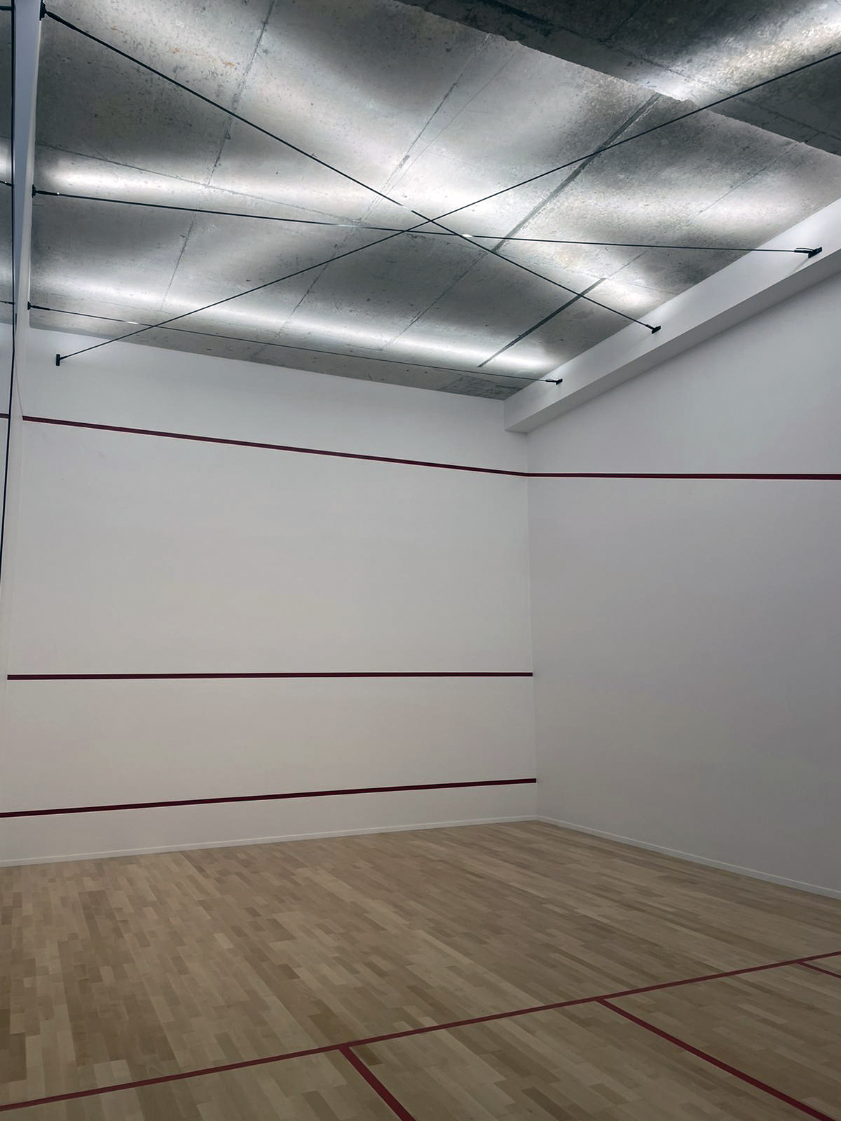 Astral projects squash court Smart Lighting and Audio Control System
