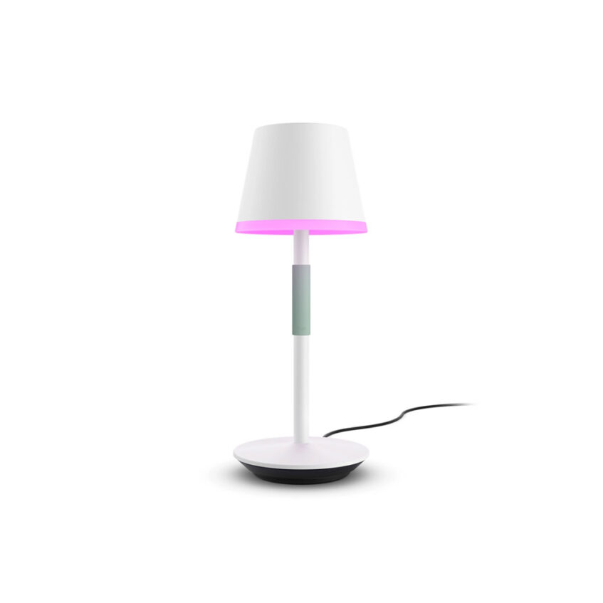 Philips hue go table lamp white front