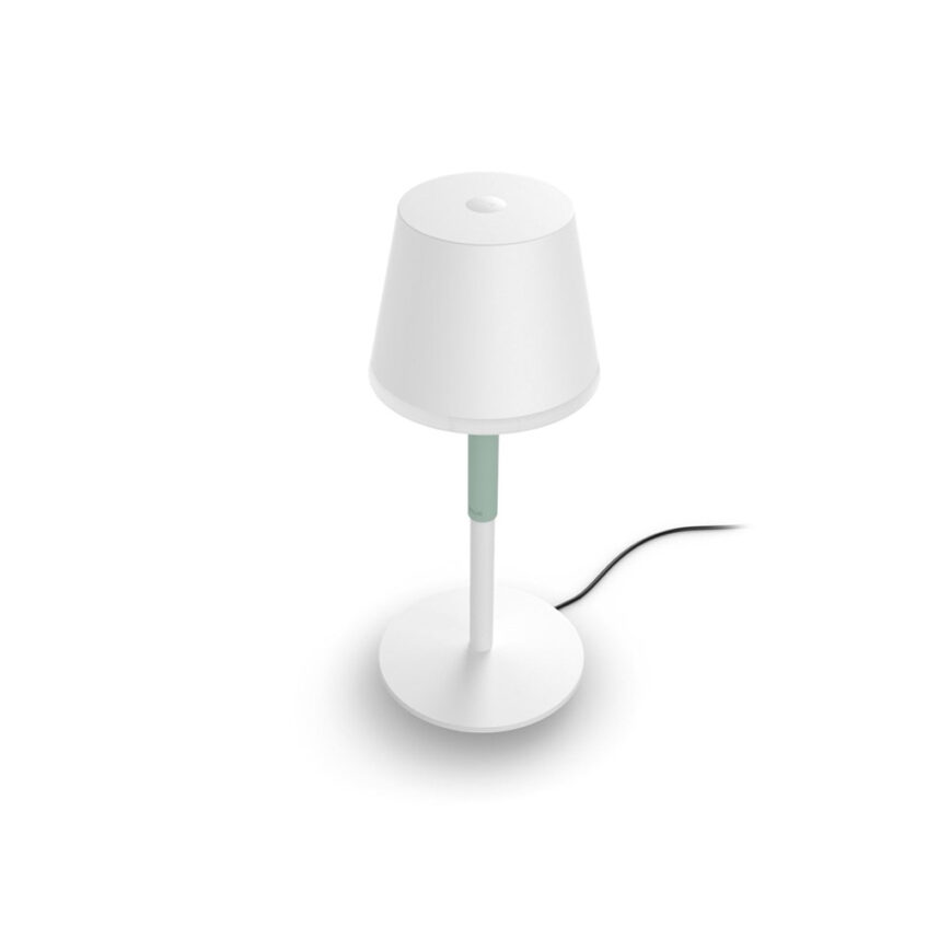 Philips hue go table lamp white top view