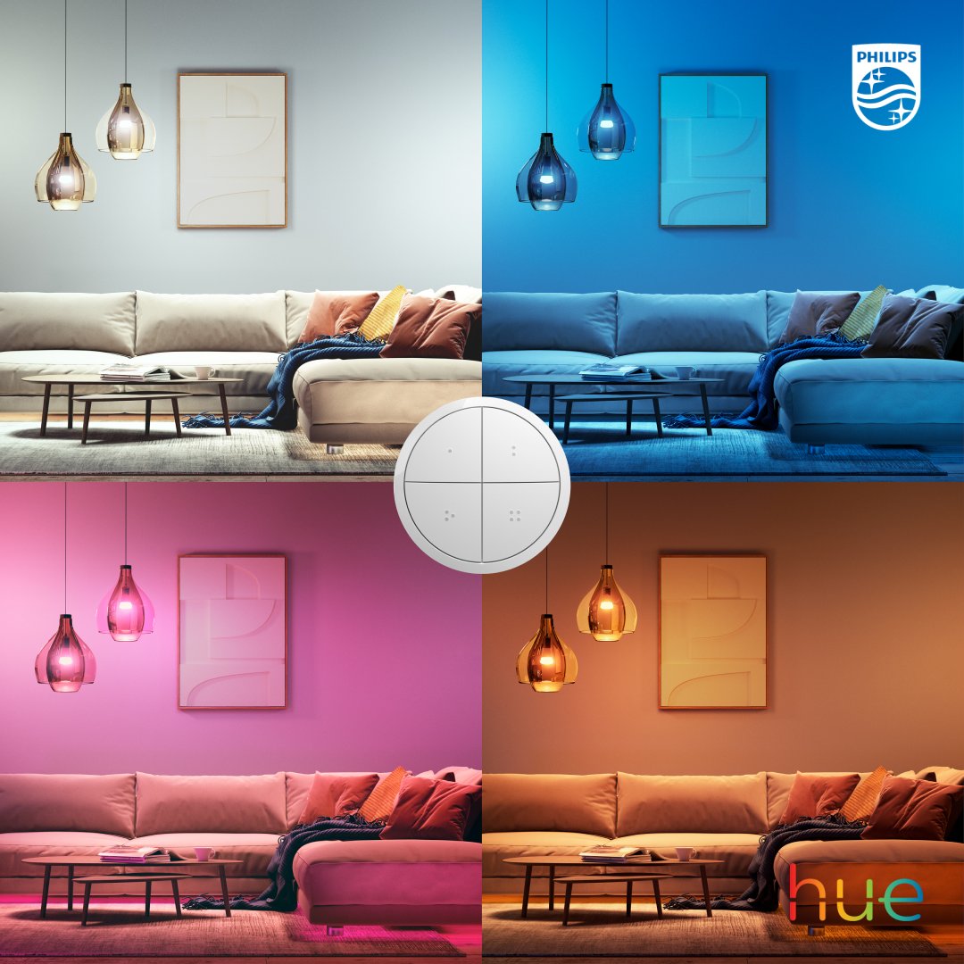 Philips hue dial switch choosing different scenes