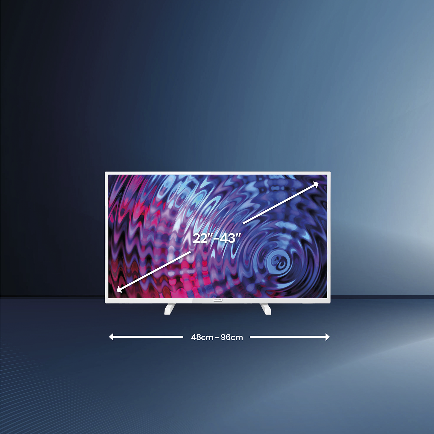 Philips Tv by size view